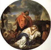 LE BRUN, Charles Jephthah's Sacrifice china oil painting reproduction